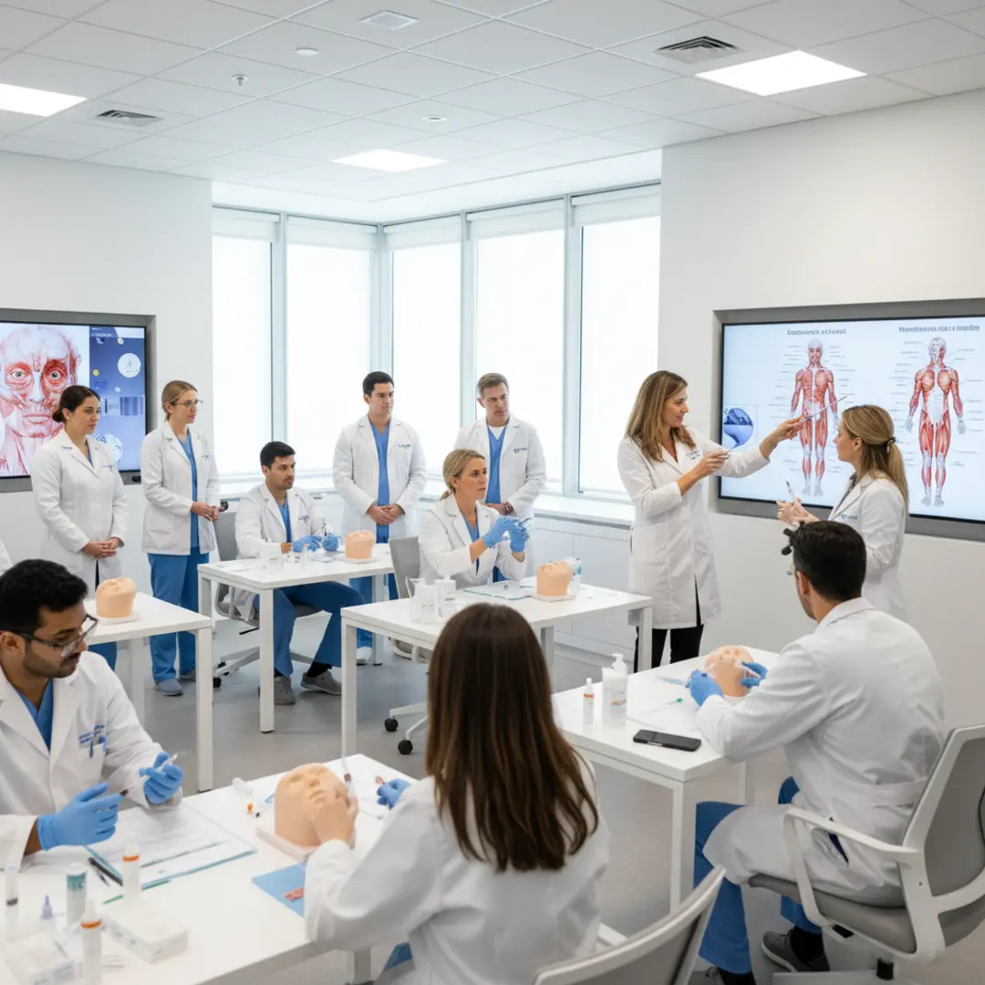 Aesthetic medicine training classroom