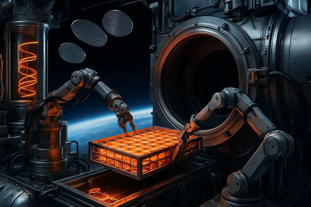 In-Space Manufacturing in 2026: How Varda Space, Sierra Space, Redwire, Axiom Space, and BioServe Are Producing Pharmaceuticals, Optical Fibers, and Semiconductors in Microgravity