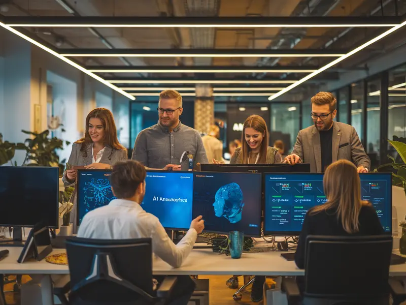 Equipo de EuroPros AI trabajando en soluciones de inteligencia artificial