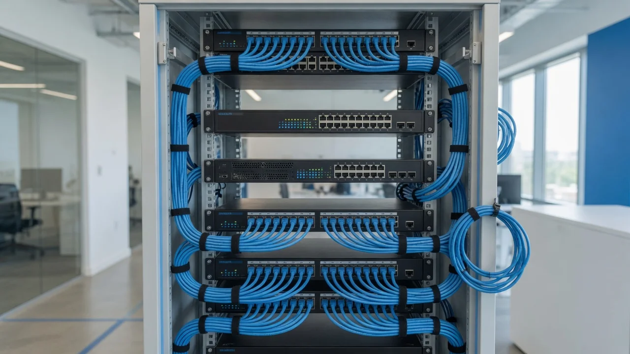 Configuración de red corporativa