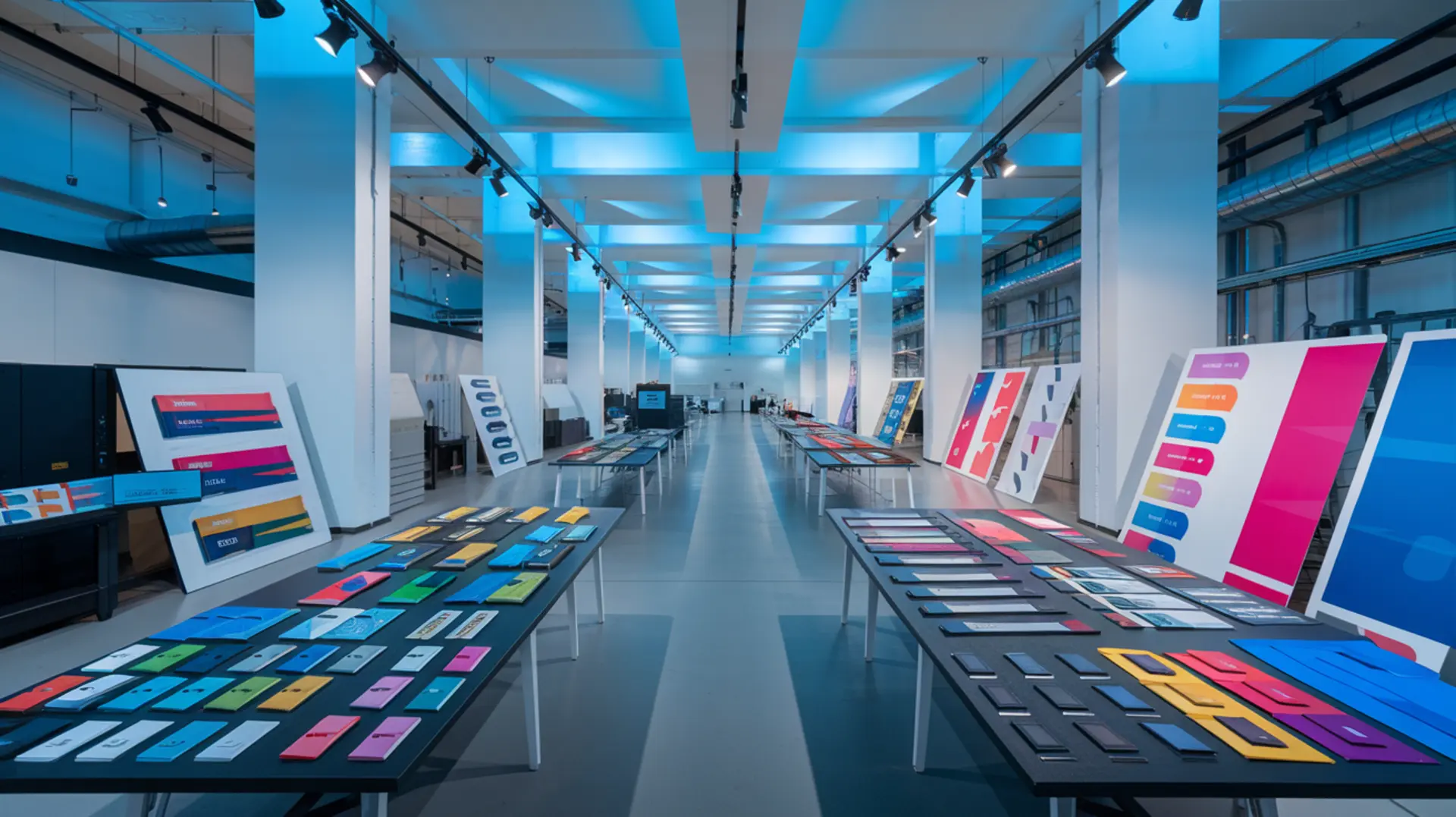 Professional printing services - business cards, banners, and brochures